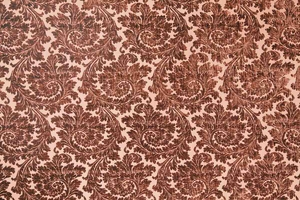 Ткань для перетяжки мебели Damask 1 Brown