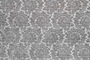 Ткань для перетяжки мебели Damask 6 grey