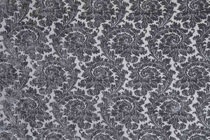 Ткань для перетяжки мебели Damask 8 Blue