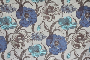 Ткань для перетяжки мебели Charm_Blue