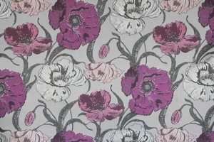 Ткань для перетяжки мебели Charm_Fuksia