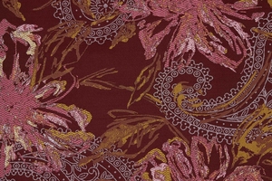 Ткань для перетяжки мебели Leticia 2 flower 1007